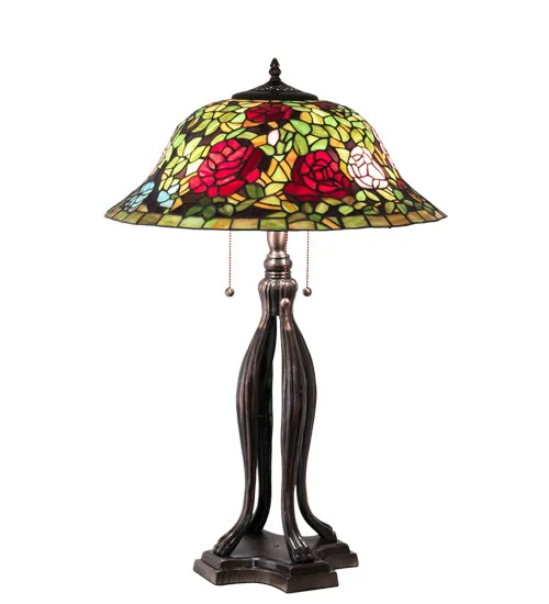 victorian style table lamps with ornate details for traditional homesvictorian style table lamps with ornate details for traditional homes30"H Tiffany Rosebush Table Lamp