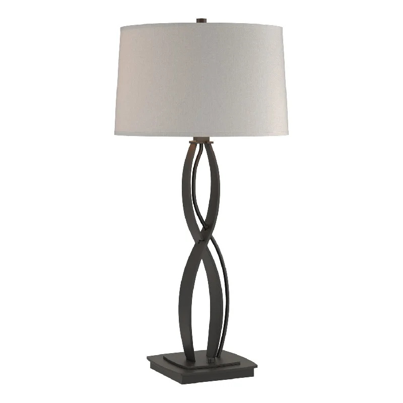 asian inspired table lamps with bamboo accents for a zen atmosphereasian inspired table lamps with bamboo accents for a zen atmosphereAlmost Infinity One Light Table Lamp