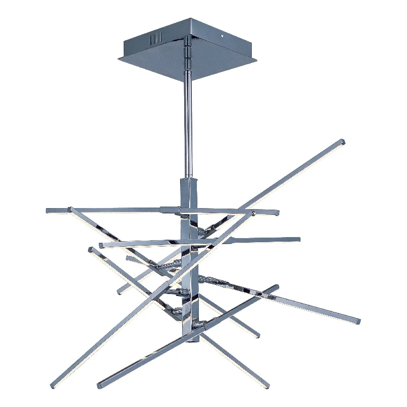 Track lighting for enhancing the architectureKriss Kross 8-Light LED Pendant