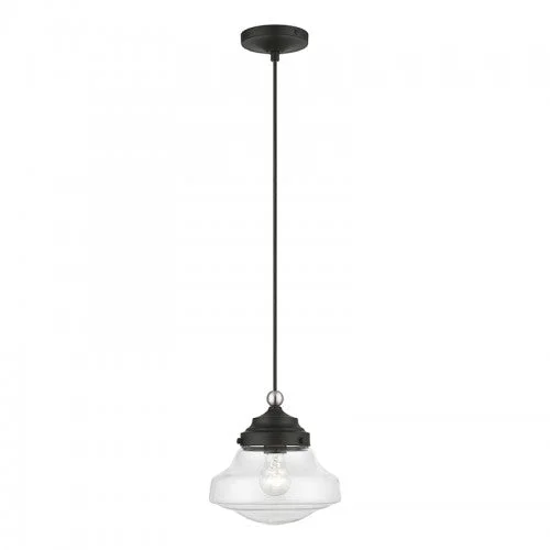 Ceiling - Mounted Chandeliers for Standard CeilingsCeiling - Mounted Chandeliers for Standard Ceilings1 Light Black with Brushed Nickel Accent Mini Pendant Ceiling - Mounted Chandeliers for Standard CeilingsCeiling - Mounted Chandeliers for Standard Ceilings1 Light Black with Brushed Nickel Accent Mini Pendant