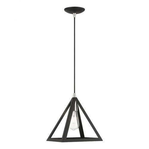 LED Chandeliers for Energy - Efficient LightingLED Chandeliers for Energy - Efficient Lighting1 Light Black with Brushed Nickel Accents Pendant LED Chandeliers for Energy - Efficient LightingLED Chandeliers for Energy - Efficient Lighting1 Light Black with Brushed Nickel Accents Pendant