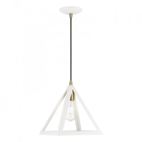 Chandeliers with Metal Frames in Black FinishChandeliers with Metal Frames in Black Finish1 Light Textured White with Antique Brass Accents Pendant Chandeliers with Metal Frames in Black FinishChandeliers with Metal Frames in Black Finish1 Light Textured White with Antique Brass Accents Pendant