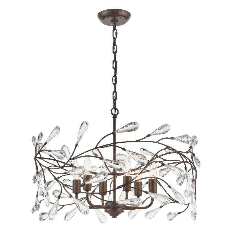 Incandescent Chandeliers for a Warm and Traditional GlowIncandescent Chandeliers for a Warm and Traditional GlowCrislett 23" Wide 6-Light Chandelier
