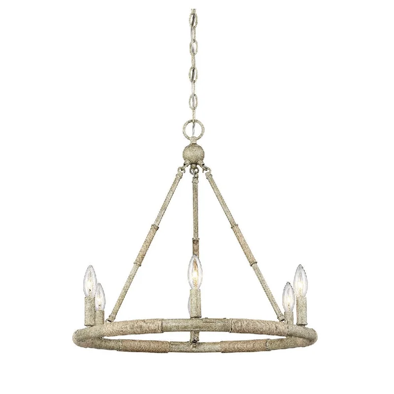 Chandeliers with Multiple Lights for Maximum IlluminationChandeliers with Multiple Lights for Maximum IlluminationGiuseppe 47NWR Six Light Chandelier Ronette Burnished Wood and Rope - Exact Size Chandeliers with Multiple Lights for Maximum IlluminationChandeliers with Multiple Lights for Maximum IlluminationGiuseppe 47NWR Six Light Chandelier Ronette Burnished Wood and Rope - Exact Size