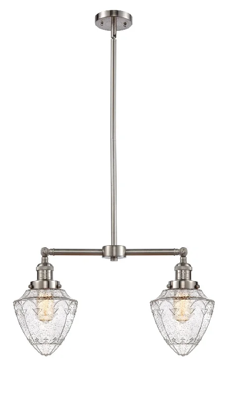 Chandeliers with Multiple Lights for Maximum IlluminationChandeliers with Multiple Lights for Maximum IlluminationInnovations Franklin Restoration 209-SN-G664-7-LED Chandelier Light - Brushed Satin Nickel