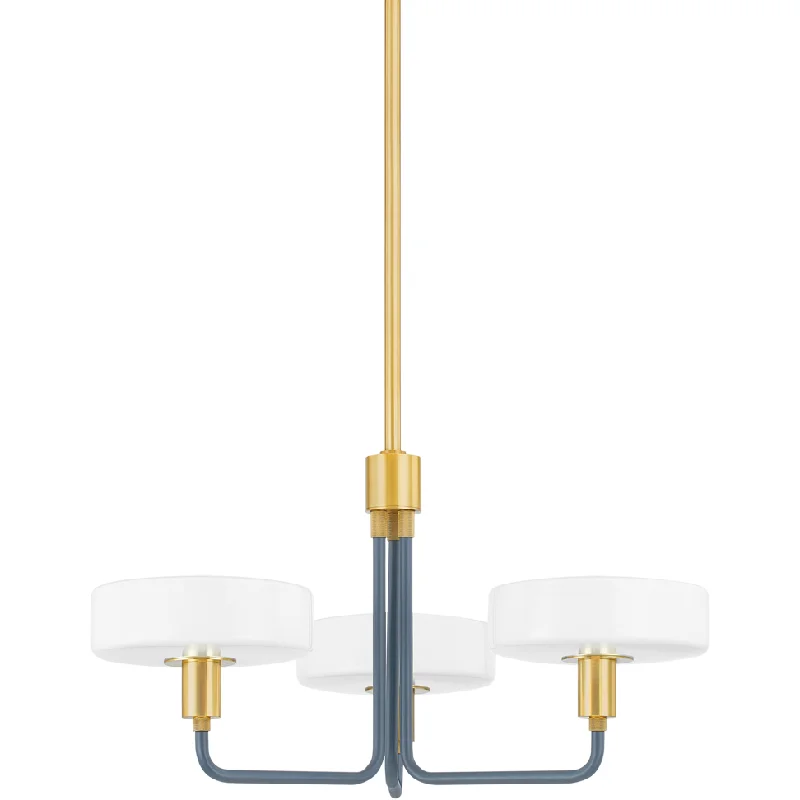 Chandeliers with Metal Frames in Bronze FinishChandeliers with Metal Frames in Bronze FinishAston 3-Light Chandelier