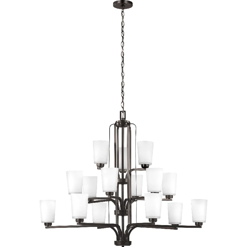 Chandeliers for High Ceilings to Fill Vertical SpaceChandeliers for High Ceilings to Fill Vertical SpaceFranport 15-Light Chandelier (with Bulbs)