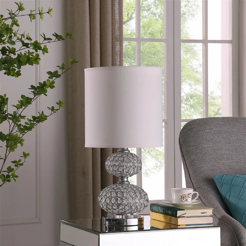 crystal table lamps with dazzling prisms for a glamorous effectcrystal table lamps with dazzling prisms for a glamorous effect24 Inch Crystal inspired Retro Table Lamp