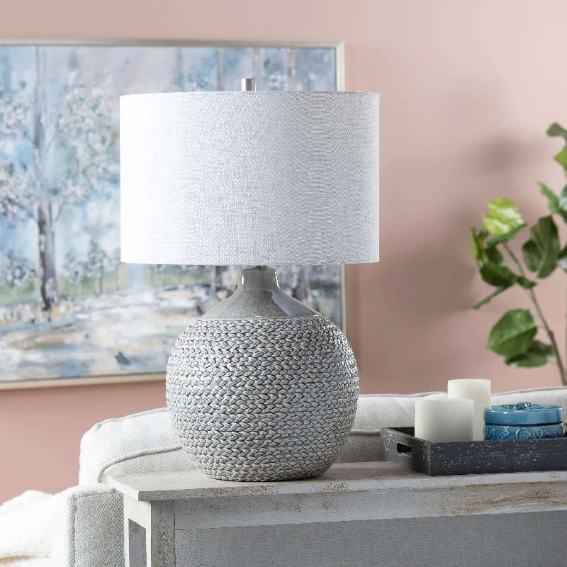 leather table lamps with a distressed texture for a rugged charmleather table lamps with a distressed texture for a rugged charmCairo Scaled Ceramic 25.75" Table Lamp - 17"x17"x25.75"