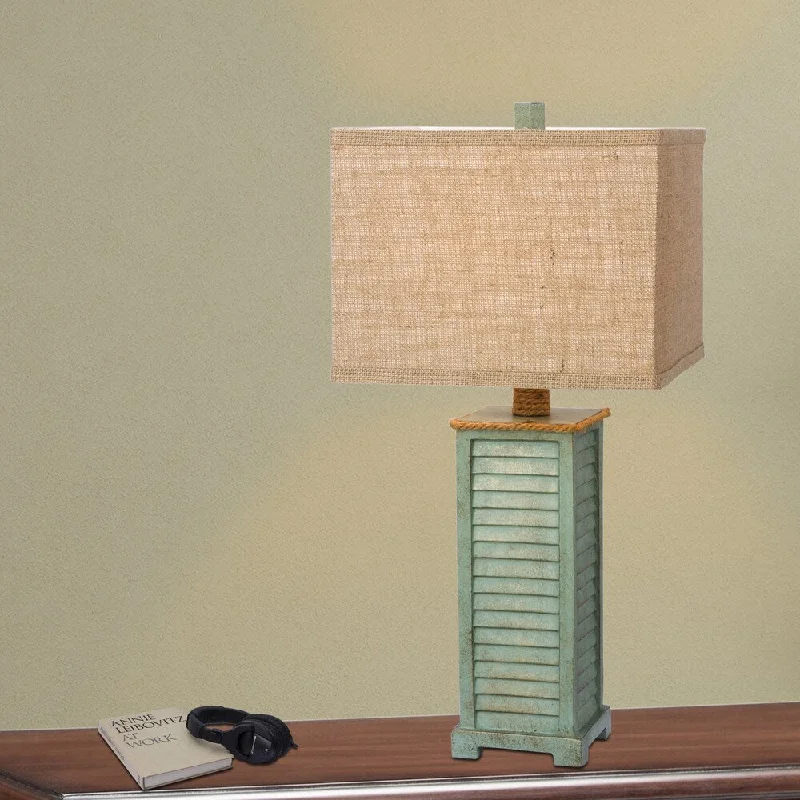 fabric table lamps with a linen shade for a relaxed and breathable lookfabric table lamps with a linen shade for a relaxed and breathable lookFangio Lighting's 25.5 in. Resin Table Lamp in an Antique Green Finish
