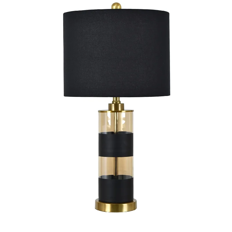 wooden table lamps with natural grain for a warm and organic feelwooden table lamps with natural grain for a warm and organic feelKate Black and Gold Table Lamp