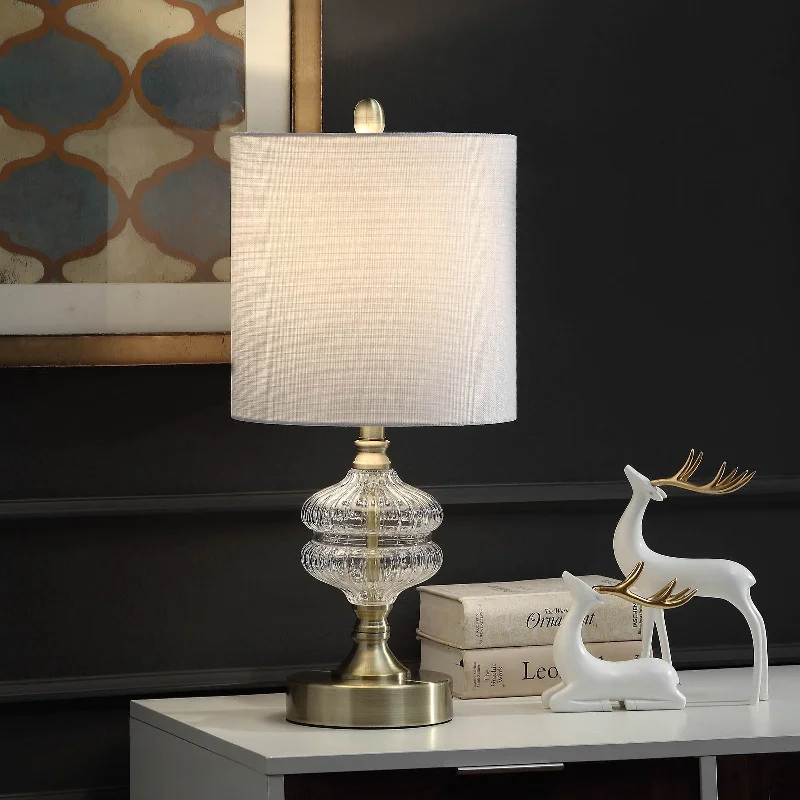 marble table lamps with a luxurious veined pattern for high end decormarble table lamps with a luxurious veined pattern for high end decorStyleCraft Mava Traditional Satin Brass Table Lamp with Clear Glass Fluted Body